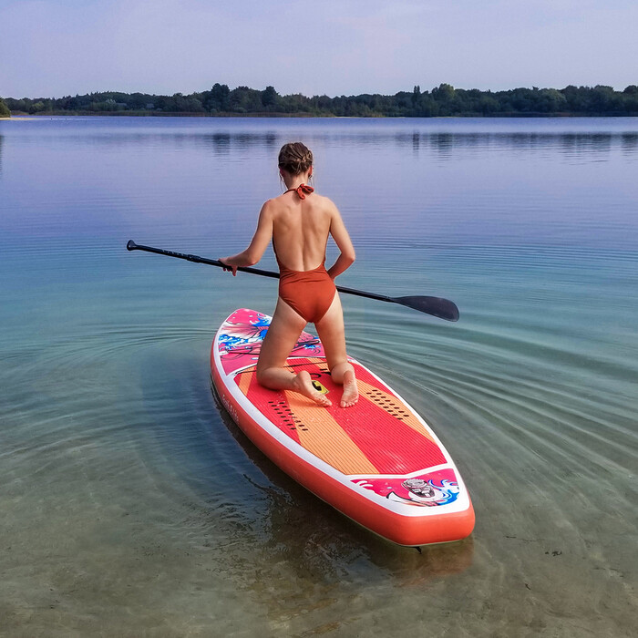 Oppblåsbart Surfing Paddle Board 11'6" - Sup Koi Appelsin