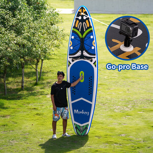 Oppblåsbart Surfing Paddle Board 11'6" - Apeblå